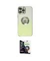 ieg™ iPhone 12 Pro Max Kılıf Kutup Yansıma Özel Seri - Şeffaf Temperli Cam Ekran Koruyucu