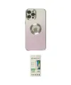 ieg™ iPhone 12 Pro Max Kılıf Kutup Yansıma Özel Seri - Siyah 20D Premium Cam Ekran Koruyucu