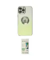 ieg™ iPhone 12 Pro Max Kılıf Kutup Yansıma Özel Seri - Siyah 20D Premium Cam Ekran Koruyucu