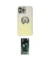 ieg™ iPhone 12 Pro Max Kılıf Kutup Yansıma Özel Seri - Siyah 360 Mat Full Body Arka Koruyucu