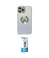 ieg™ iPhone 12 Pro Max Kılıf Kutup Yansıma Özel Seri - Siyah 5D Eko Cam Ekran Koruyucu
