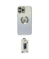 ieg™ iPhone 12 Pro Max Kılıf Kutup Yansıma Özel Seri - Siyah Bilvis Hayalet Cam Ekran Koruyucu