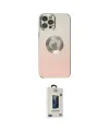 ieg™ iPhone 12 Pro Max Kılıf Kutup Yansıma Özel Seri - Siyah Bilvis Hayalet Cam Ekran Koruyucu