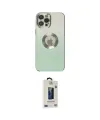 ieg™ iPhone 12 Pro Max Kılıf Kutup Yansıma Özel Seri - Siyah Bilvis Hayalet Cam Ekran Koruyucu