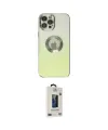 ieg™ iPhone 12 Pro Max Kılıf Kutup Yansıma Özel Seri - Siyah Bilvis Hayalet Cam Ekran Koruyucu