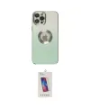 ieg™ iPhone 12 Pro Max Kılıf Kutup Yansıma Özel Seri - Siyah Joko 5D Cam