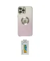 ieg™ iPhone 12 Pro Max Kılıf Kutup Yansıma Özel Seri - Siyah Polymer Nano Ekran Koruyucu