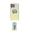 ieg™ iPhone 12 Pro Max Kılıf Kutup Yansıma Özel Seri - Siyah Polymer Nano Ekran Koruyucu