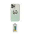 ieg™ iPhone 12 Pro Max Kılıf Kutup Yansıma Özel Seri - Siyah Polymer Nano Ekran Koruyucu