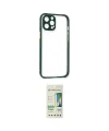 ieg™ iPhone 12 Pro Max Kılıf Nova Asil Özel Seri - Siyah 20D Premium Cam Ekran Koruyucu