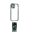 ieg™ iPhone 12 Pro Max Kılıf Nova Asil Özel Seri - Siyah 360 Mat Full Body Arka Koruyucu