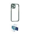 ieg™ iPhone 12 Pro Max Kılıf Nova Asil Özel Seri - Siyah 3D Antistatik Seramik Nano Ekran Koruyucu