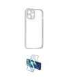 ieg™ iPhone 12 Pro Max Kılıf Nova Asil Özel Seri - Siyah 3D Antistatik Seramik Nano Ekran Koruyucu