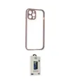 ieg™ iPhone 12 Pro Max Kılıf Nova Asil Özel Seri - Siyah Bilvis Hayalet Cam Ekran Koruyucu