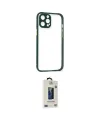 ieg™ iPhone 12 Pro Max Kılıf Nova Asil Özel Seri - Siyah Bilvis Hayalet Cam Ekran Koruyucu