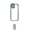 ieg™ iPhone 12 Pro Max Kılıf Nova Asil Özel Seri - Siyah Joko Magic 5D Cam