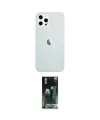 ieg™ iPhone 12 Pro Max Kılıf Nova Çizgi - Şeffaf 360 Full Body Arka Koruyucu