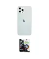 ieg™ iPhone 12 Pro Max Kılıf Nova Çizgi - Şeffaf Temperli Cam Ekran Koruyucu