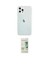 ieg™ iPhone 12 Pro Max Kılıf Nova Çizgi - Siyah 20D Premium Cam Ekran Koruyucu
