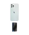 ieg™ iPhone 12 Pro Max Kılıf Nova Çizgi - Siyah 3D Antistatik Hayalet Cam Ekran Koruyucu