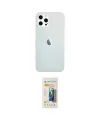 ieg™ iPhone 12 Pro Max Kılıf Nova Çizgi - Siyah 6D Mat Seramik Hayalet Nano Ekran Koruyucu