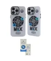 ieg™ iPhone 12 Pro Max Kılıf Nova Doku Koleksiyonu - Şeffaf Royal Nano Ekran Koruyucu