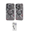 ieg™ iPhone 12 Pro Max Kılıf Nova Doku Koleksiyonu - Şeffaf Uv Polymer Nano Ekran Koruyucu