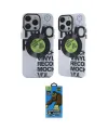 ieg™ iPhone 12 Pro Max Kılıf Nova Doku Koleksiyonu - Siyah 18D Cam Ekran Koruyucu