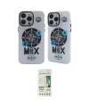 ieg™ iPhone 12 Pro Max Kılıf Nova Doku Koleksiyonu - Siyah 20D Premium Cam Ekran Koruyucu