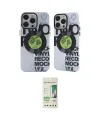 ieg™ iPhone 12 Pro Max Kılıf Nova Doku Koleksiyonu - Siyah 20D Premium Cam Ekran Koruyucu