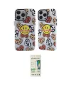 ieg™ iPhone 12 Pro Max Kılıf Nova Doku Koleksiyonu - Siyah 20D Premium Cam Ekran Koruyucu
