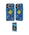 ieg™ iPhone 12 Pro Max Kılıf Nova Doku Koleksiyonu - Siyah 34D Izgaralı Cam