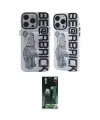 ieg™ iPhone 12 Pro Max Kılıf Nova Doku Koleksiyonu - Siyah 360 Mat Full Body Arka Koruyucu