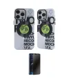 ieg™ iPhone 12 Pro Max Kılıf Nova Doku Koleksiyonu - Siyah 3D Antistatik Hayalet Cam Ekran Koruyucu