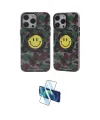 ieg™ iPhone 12 Pro Max Kılıf Nova Doku Koleksiyonu - Siyah 3D Antistatik Seramik Nano Ekran Koruyucu
