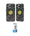 ieg™ iPhone 12 Pro Max Kılıf Nova Doku Koleksiyonu - Siyah 5D Eko Cam Ekran Koruyucu