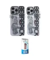 ieg™ iPhone 12 Pro Max Kılıf Nova Doku Koleksiyonu - Siyah 5D Eko Cam Ekran Koruyucu