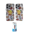 ieg™ iPhone 12 Pro Max Kılıf Nova Doku Koleksiyonu - Siyah 5D Eko Cam Ekran Koruyucu