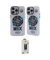 ieg™ iPhone 12 Pro Max Kılıf Nova Doku Koleksiyonu - Siyah Bilvis Hayalet Cam Ekran Koruyucu