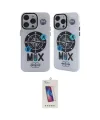 ieg™ iPhone 12 Pro Max Kılıf Nova Doku Koleksiyonu - Siyah Joko 5D Cam