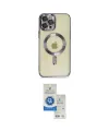 ieg™ iPhone 12 Pro Max Kılıf Nova Işık Özel Seri - Şeffaf Royal Nano Ekran Koruyucu