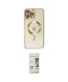 ieg™ iPhone 12 Pro Max Kılıf Nova Işık Özel Seri - Siyah 20D Premium Cam Ekran Koruyucu
