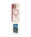 ieg™ iPhone 12 Pro Max Kılıf Nova Işık Özel Seri - Siyah 34D Izgaralı Cam
