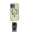 ieg™ iPhone 12 Pro Max Kılıf Nova Işık Özel Seri - Siyah 360 Mat Full Body Arka Koruyucu