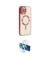 ieg™ iPhone 12 Pro Max Kılıf Nova Işık Özel Seri - Siyah 3D Antistatik Seramik Nano Ekran Koruyucu