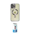 ieg™ iPhone 12 Pro Max Kılıf Nova Işık Özel Seri - Siyah 5D Eko Cam Ekran Koruyucu