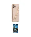 ieg™ iPhone 12 Pro Max Kılıf Nova Işık Prime - Siyah 34D Izgaralı Cam