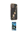 ieg™ iPhone 12 Pro Max Kılıf Nova Işık Prime - Siyah 34D Izgaralı Cam