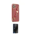 ieg™ iPhone 12 Pro Max Kılıf Nova Işık Prime - Siyah 3D Antistatik Hayalet Cam Ekran Koruyucu