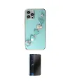ieg™ iPhone 12 Pro Max Kılıf Nova Işık Prime - Siyah 3D Antistatik Hayalet Cam Ekran Koruyucu
